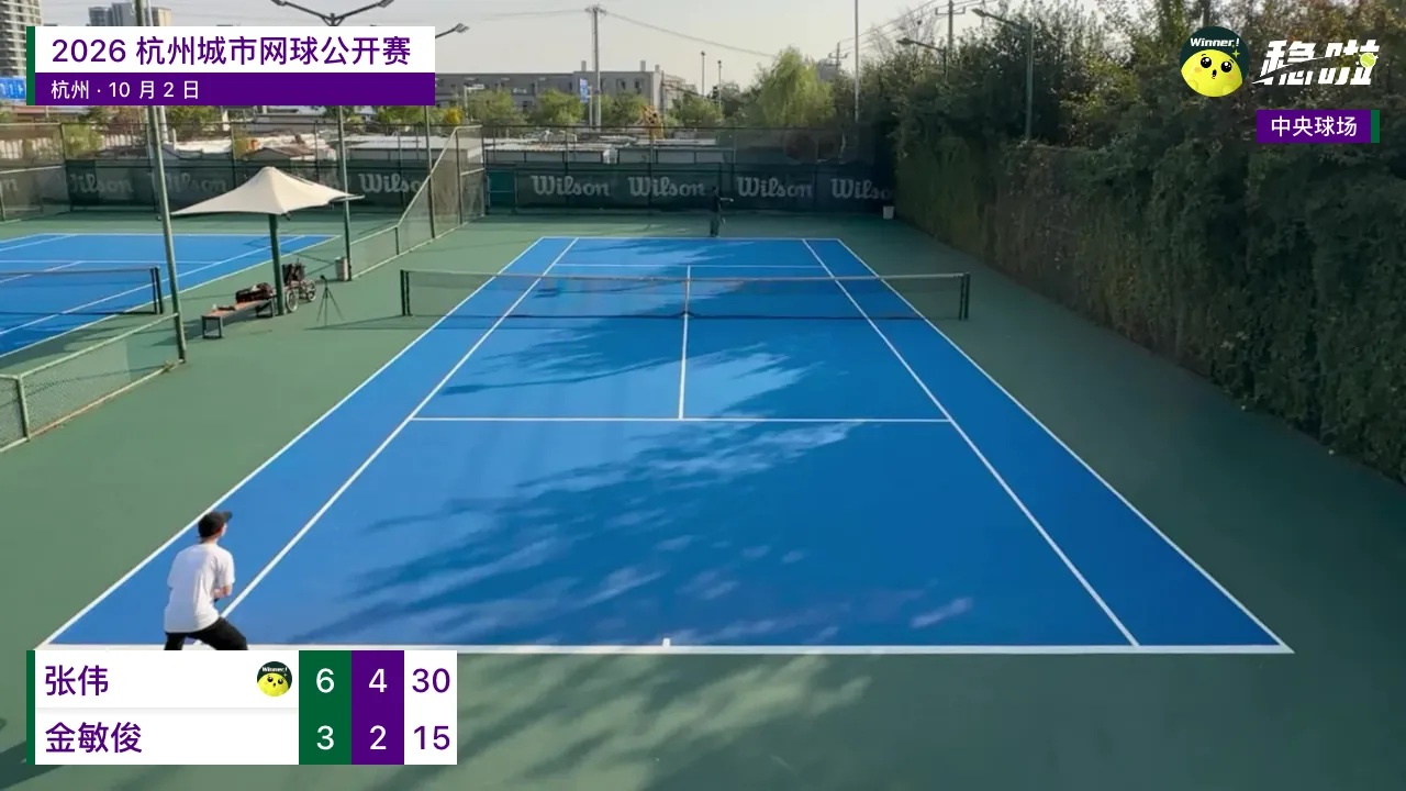 草地模板:白底紫字记分牌